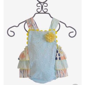 NWT Haute Baby Mint Julip Sunsuit 18 months